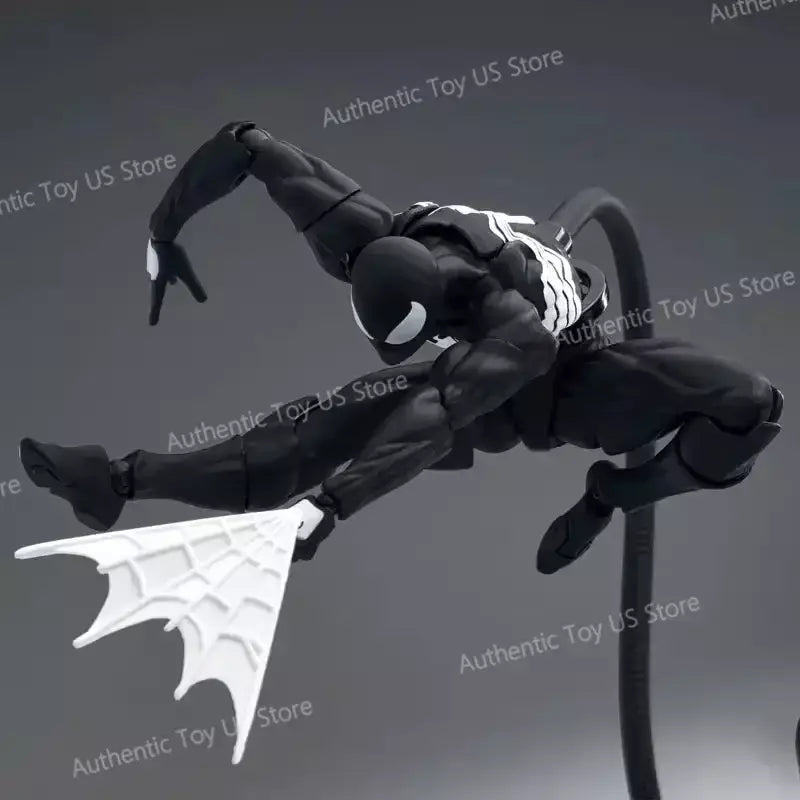 Em estoque brinquedos bagunça homem aranha symbiote spiderman messtoys terno preto vizinho scarlet aranha anime figura de ação presentes brinquedos