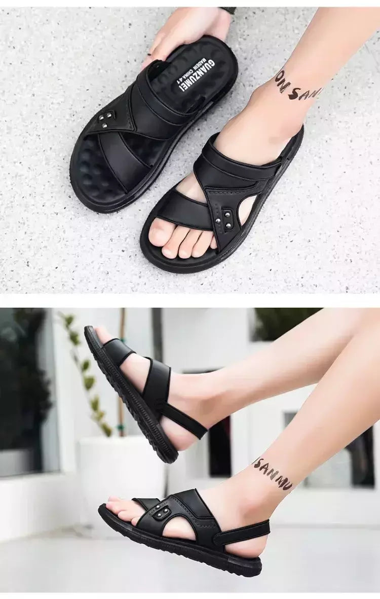 Sandália macia masculina, chinelos de luxo, chinelos de sala de estar masculino, sapatos para passear em casa, adulto, 2024