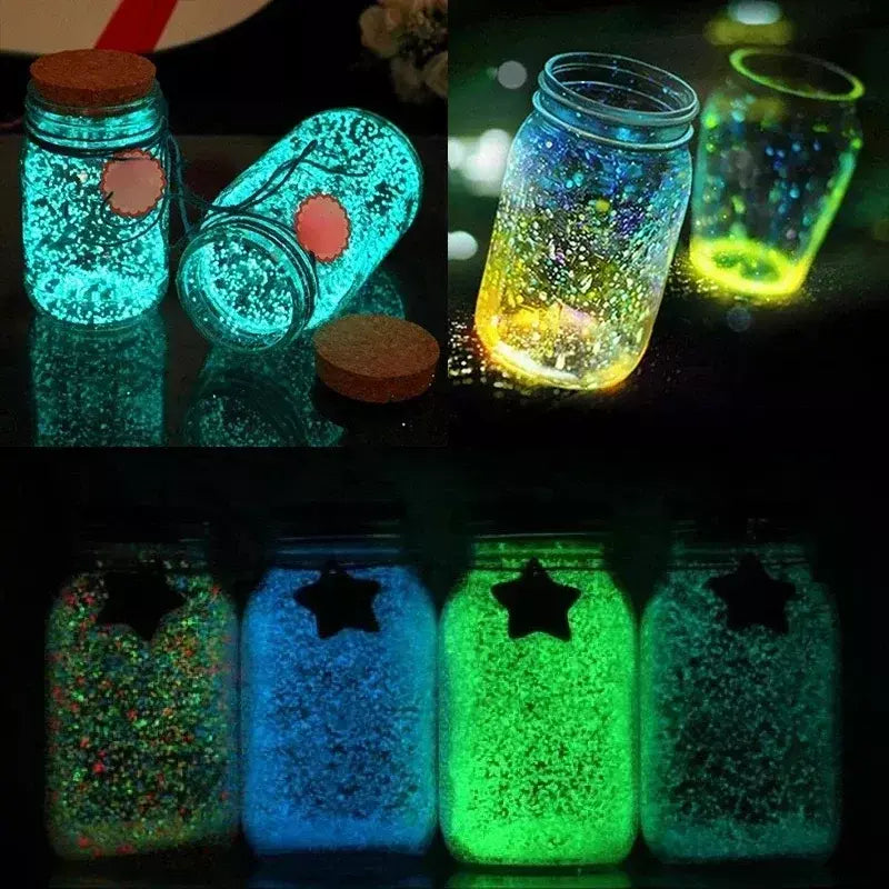 1000 pçs areia luminosa brilho no escuro seixos pedra casa jardim caminho ao ar livre decoração do gramado tanque de peixes decoração do aquário 3-5mm