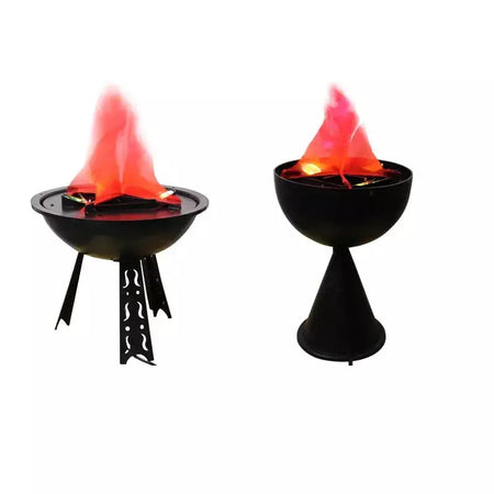 Halloween decorativo chama braseiro falso fogo queima prop simulação led pote de fogo eletrônico sala secreta decoração da casa fantasma
