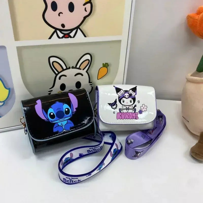 Anime bonito kuromi ponto crossbody sacos meninas mulheres marca de luxo saco alta qualidade mini designer sacos presentes