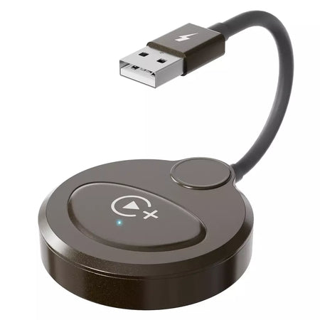 Adaptador sem fio Carplay com Youtube/Netflix/Tiktok, dongle USB Carplay sem fio para Carplay com fio de fábrica para Wireless