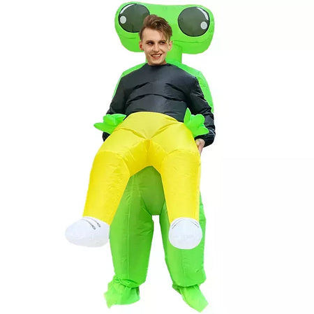 Adulto et alienígena traje inflável engraçado ternos extravagantes vestido morte fantasma purim halloween carnaval anime festa cosplay trajes