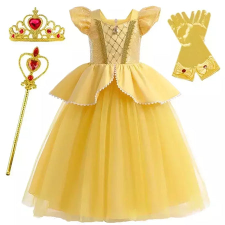 Rapunzel vestido para meninas cinderela belle vestir-se fantasia crianças aniversário princesa traje crianças roupas de festa de halloween 3-10y