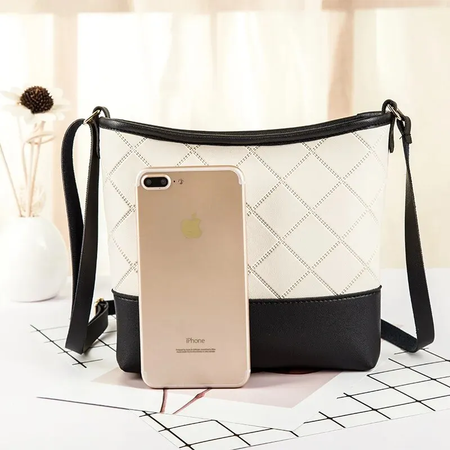 Bolsa de ombro única padrão floral para mulheres, Bolsa de balde pequena, Superfície macia, Material PU, Bolsa Crossbody elegante para senhoras