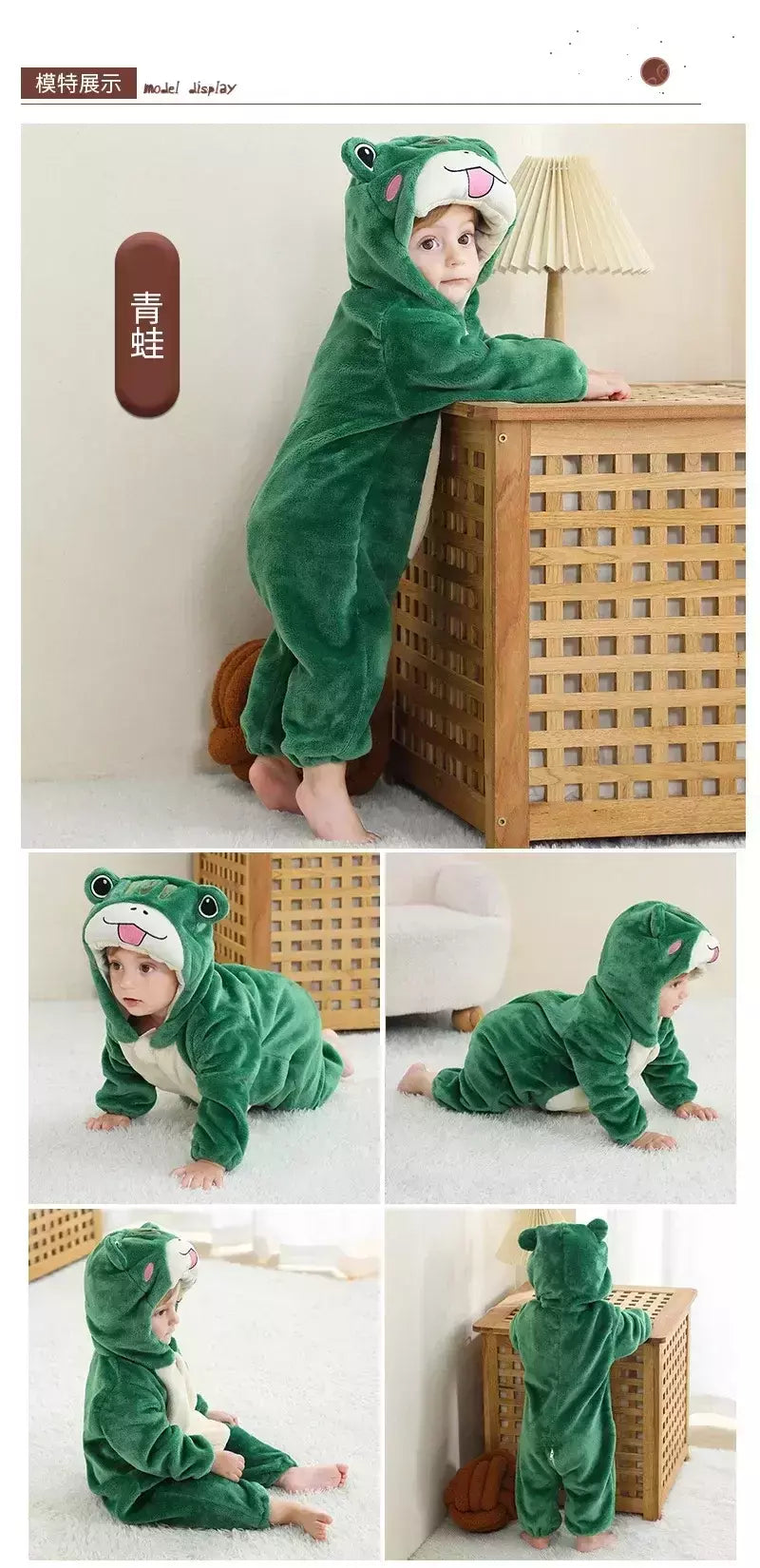 Macacão de flanela para bebés, Macacão Kigurumi, Macaco, Unicórnio, Vaca, Leão, Animal Cosplay, Pijama para 1 a 4 anos Crianças, Meninos, Inverno