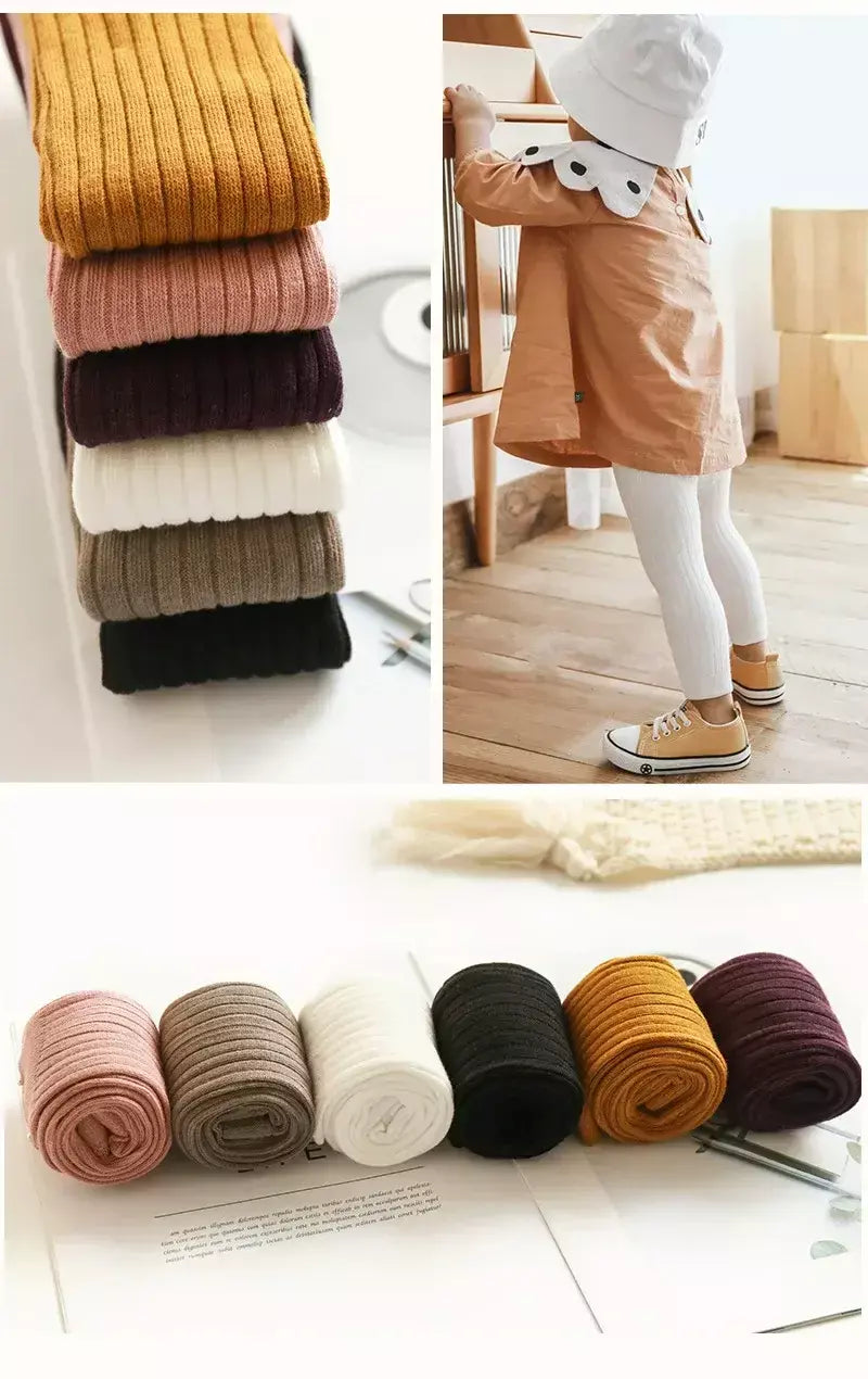 Primavera outono bebê meninos meninas calças recém-nascidos menina leggings collants algodão estiramento crianças calças de tricô para 0 a 6 anos