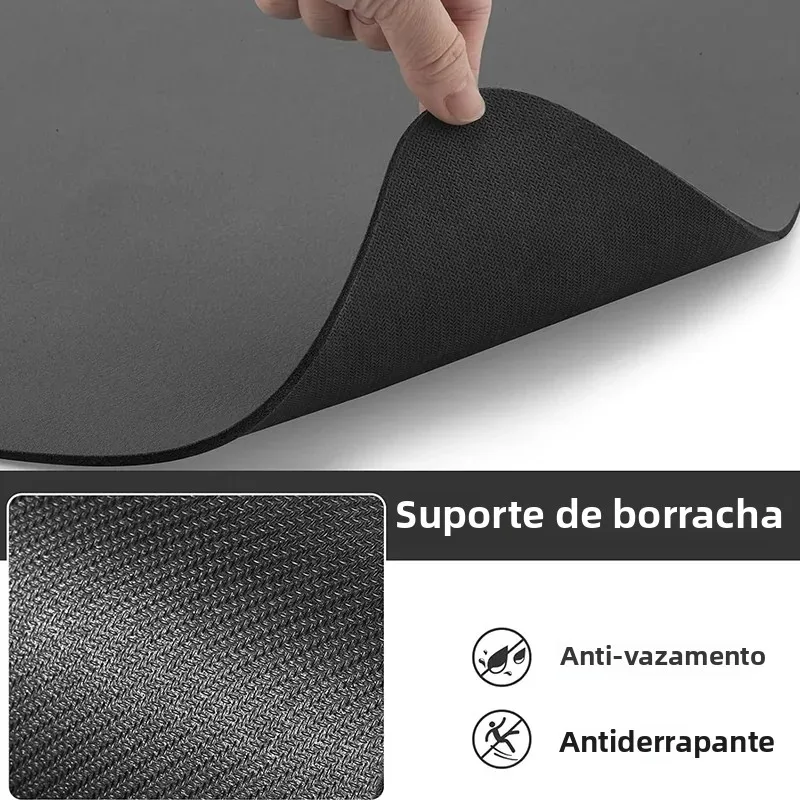 Tapete absorvente para alimentação de animais de estimação, tapete absorvente para cães e gatos, para comida e água, fácil de limpar, secagem rápida, para bebedores bagunçados