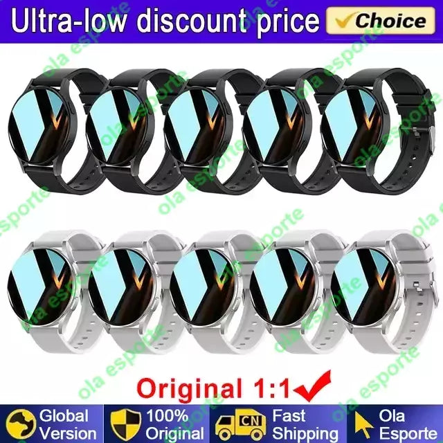 Samsung-Galaxy Smartwatch para homens e mulheres, monitoramento de saúde AMOLED, relógio impermeável, assistente de voz, chamada Bluetooth, relógio inteligente, 2022