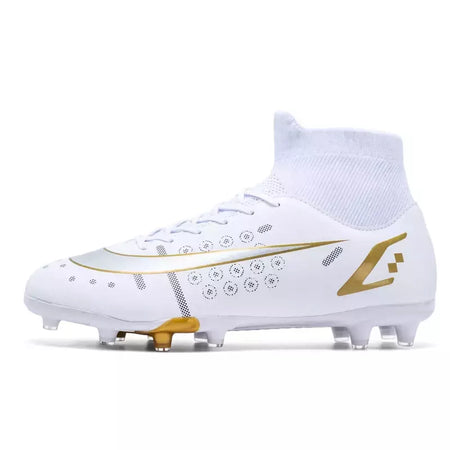 Chaveiros antiderrapantes masculinos de tornozelo, sapatos clássicos de futebol, tênis profissional, treinamento de grama, campo, FG, TF