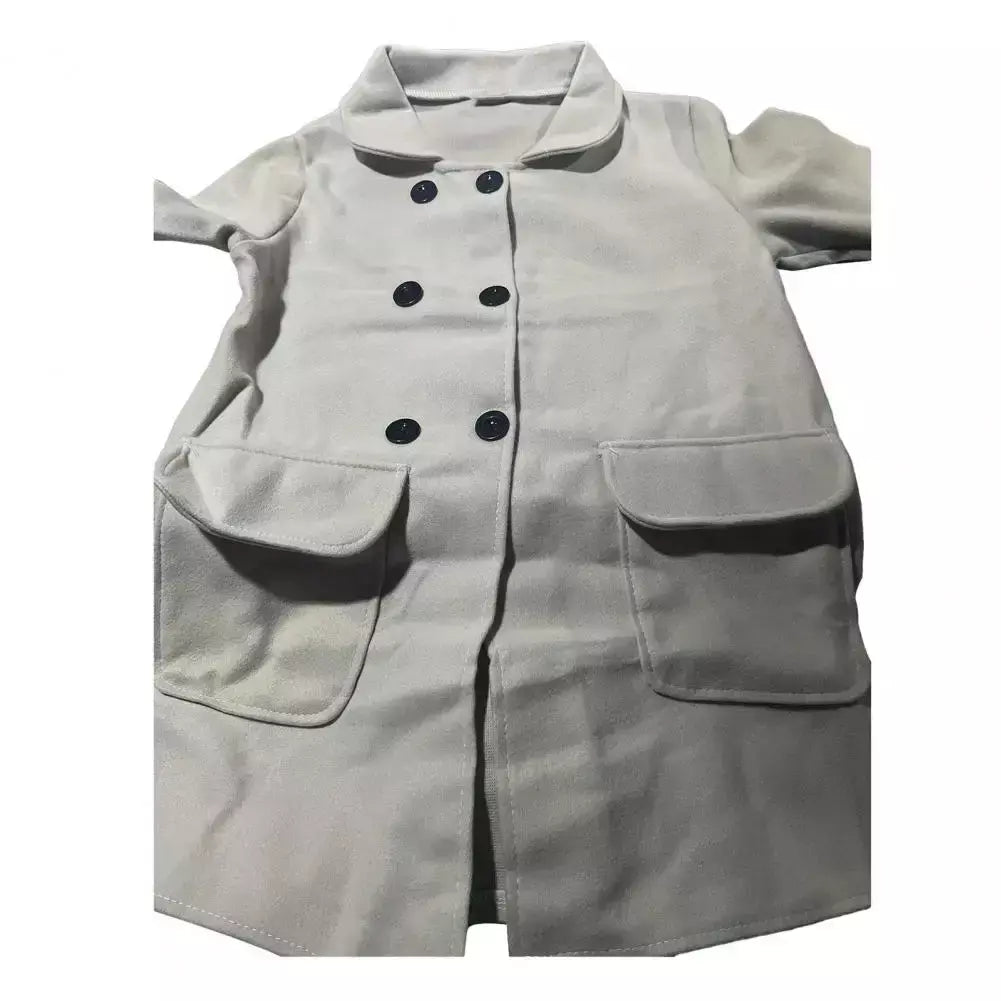 Casaco de lã feminino trespassado lapela gola de comprimento médio lã trench coat ultra-grosso moda manter quente inverno outwear casaco