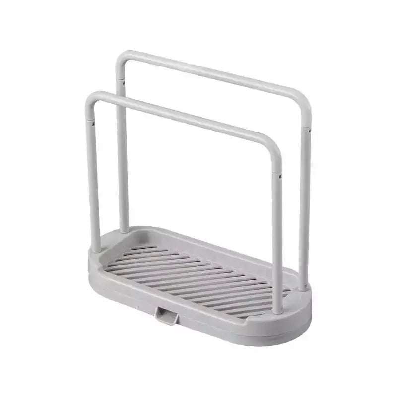 Suporte de drenagem de pano de cozinha acessórios de cozinha pia prateleira de drenagem cesta de armazenamento de drenagem para esponja pano bola de arame