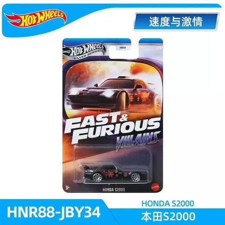 Modelo de carro Hot Wheels Fast & Furious J Series Ford Honda Hnr88 Coleção de carros de liga modelo ornamento presente genuíno personalizado