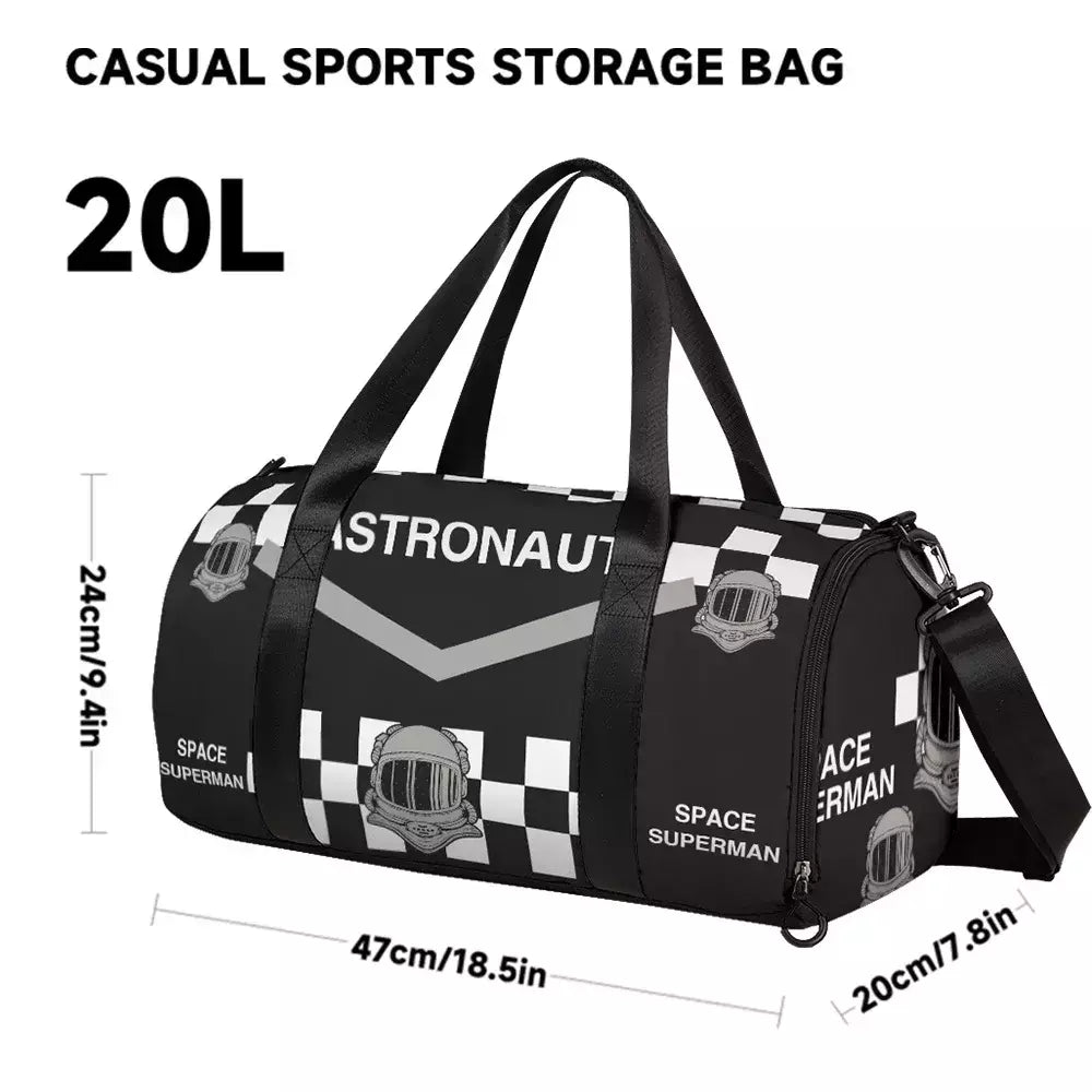Saco portátil do Gym do curso, bagagem de curta distância, sacos de ombro da aptidão, bolsas crossbody do peito, Duffle Carry On Weekender Bag