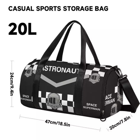 Saco portátil do Gym do curso, bagagem de curta distância, sacos de ombro da aptidão, bolsas crossbody do peito, Duffle Carry On Weekender Bag