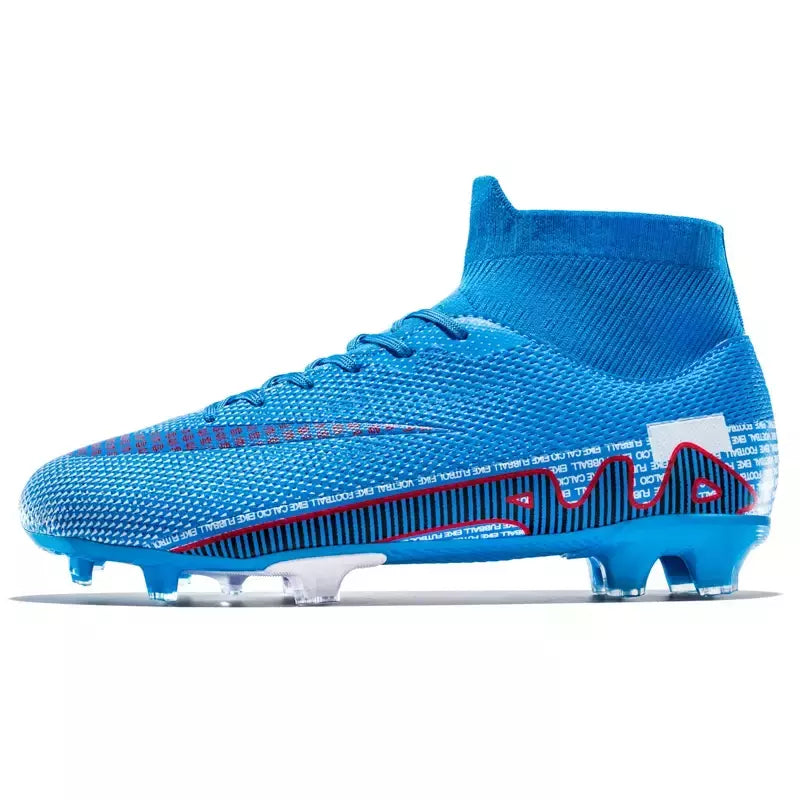 Chaveiros antiderrapantes masculinos de tornozelo, sapatos clássicos de futebol, tênis profissional, treinamento de grama, campo, FG, TF