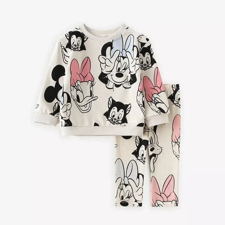 2 pçs bonito conjuntos de roupas da menina do bebê meninas topos + calças primavera outono criança menina outwear para 0-4yrs