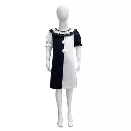 Crianças palhaço cosplay traje de halloween com máscara chapéu terrifier palhaço vestido criança macacão roupas para meninos meninas festa de carnaval