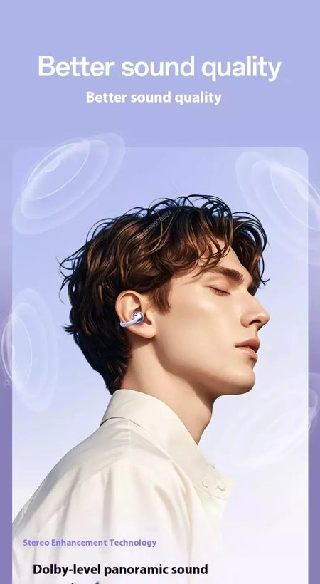 Xiaomi sem fio bluetooth q71 clip-on fones de ouvido alta qualidade som display led música esportes fone de ouvido