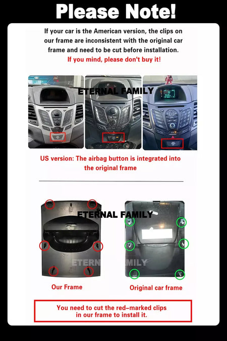 Rádio do carro carplay android 15 para ford fiesta mk 6 para ford fiesta mk 7 2008 - 2019 reprodutor de vídeo multimídia tela sensível ao toque gps automático