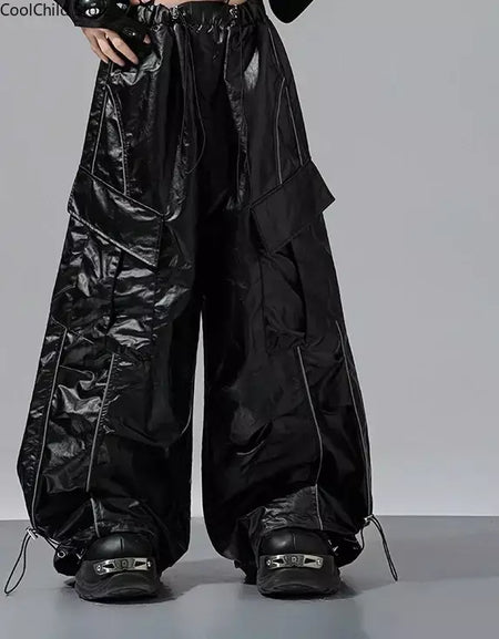 Meninos hio hop letras jaqueta de couro dança de rua calças de carga soltas meninas k-pop streetwear crianças conjunto de roupas jazz traje