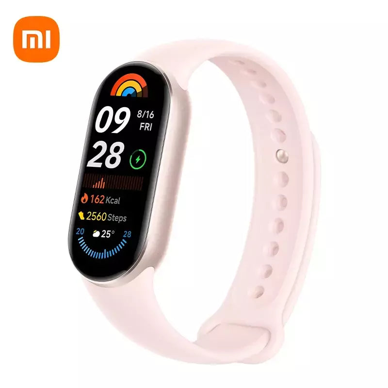 Versão global xiaomi banda inteligente 9 1.62 display amoled spo2 monitoramento 21 dias de vida útil da bateria mais de 150 modos esportivos smartband
