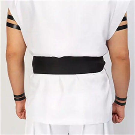 Dazcos ryomen sukuna traje branco kung fu terno com adesivos de tatuagem ryomen sukuna como megumi showdown cosplay traje conjunto completo