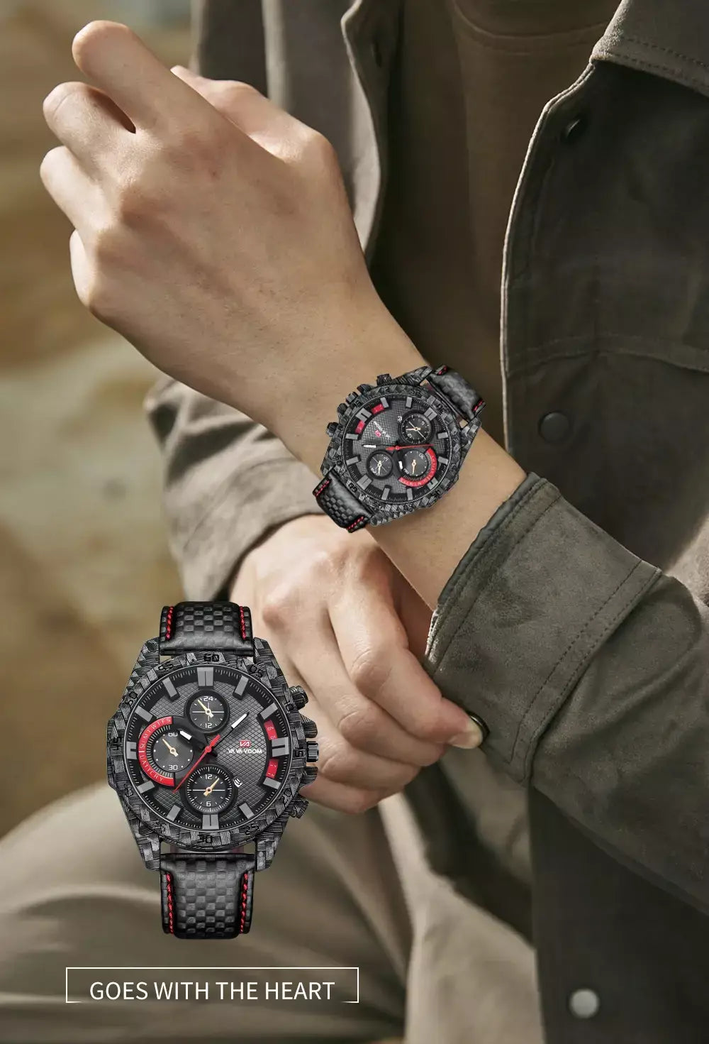 2023 nova marca famosa de luxo negócios esportes moda criativa couro quartzo calendário 3atm à prova dwaterproof água série piloto relógios masculinos