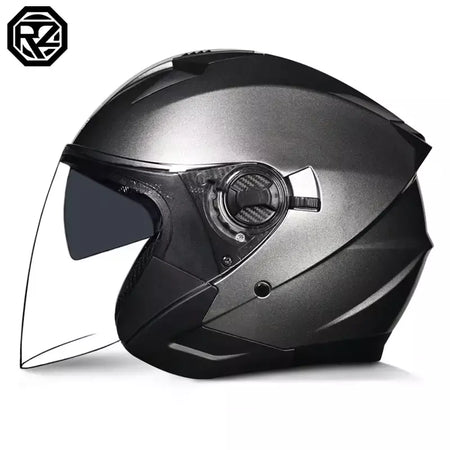 2025 mais recente capacete da motocicleta de alta qualidade metade cobrindo lente dupla cascos para motos masculino feminino casal capacetes de moto