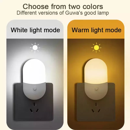 Lâmpada de cabeceira LED Mini Night Light, EU, EUA Plug, Proteção para os olhos, Uso para Quarto, Sala de estar, Alimentação do bebê