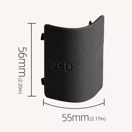 Interior do carro OBD Plug Tampa Guarnição Cap, Tampa do painel do pontapé, OBD2 Diagnóstico Plug Capa para BMW F25 X3 F26 X4 LHD, 51439190686, 51437243111