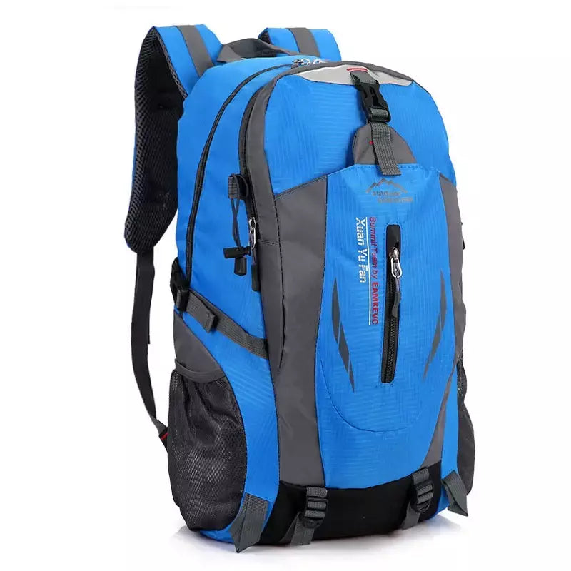 Nova mochila de viagem unissex, feminina e masculina, caminhadas ao ar livre, montanhismo, grande capacidade, leve, ciclismo, acampamento