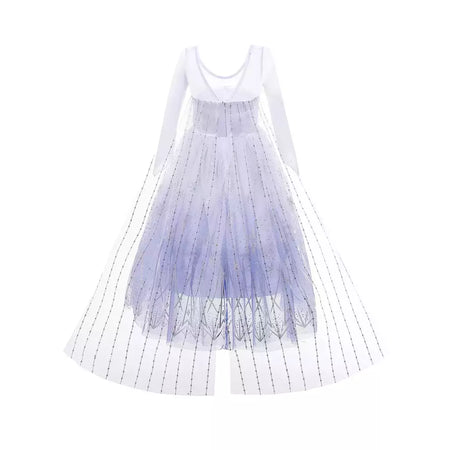 Crianças elsa traje menina aniversário malha vestido de princesa crianças cosplay neve rainha desempenho fantasia noite roupas de halloween