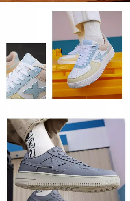 Xtep sapatos de skate antiderrapante resistente ao desgaste casual branco casal tênis de skate masculino feminino sapatos de marca de luxo 881219319851