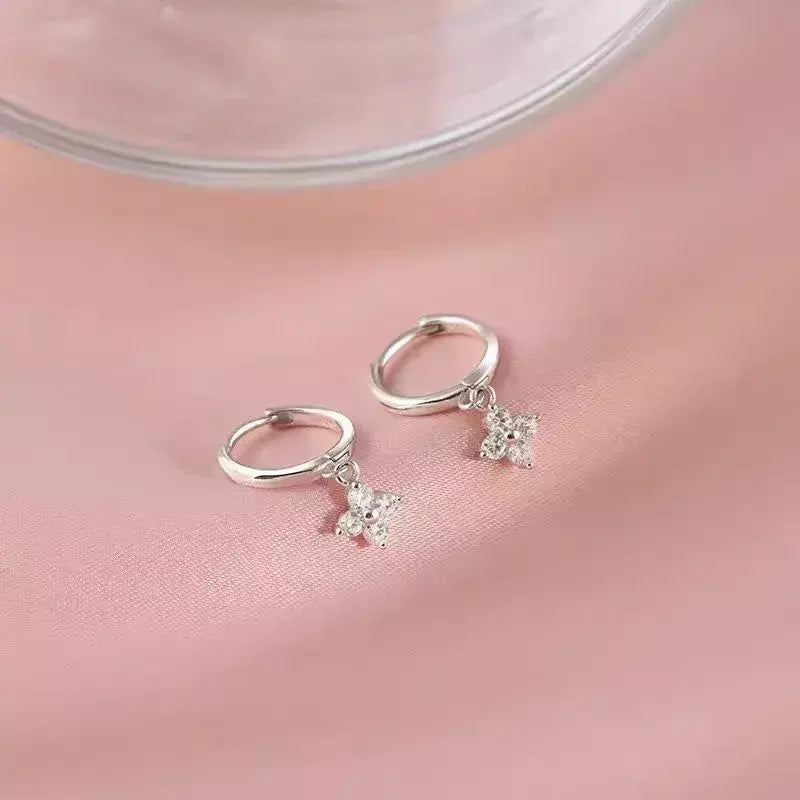 Novo aço inoxidável zircão colares para mulheres 18k banhado a ouro quatro folhas grama colar corrente colar de luxo jóias presente