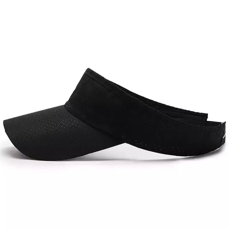 Verão Respirável Air Sun Chapéus Homens Mulheres Viseira Ajustável Proteção UV Top Vazio Solid Sports Tennis Running Sunscreen Cap Hat