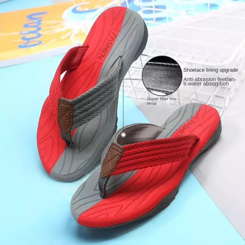 TAFN-chinelos de fundo macio neutro para homens e mulheres, chinelos exteriores, sapatos de praia casuais, cross border, elegante, novo