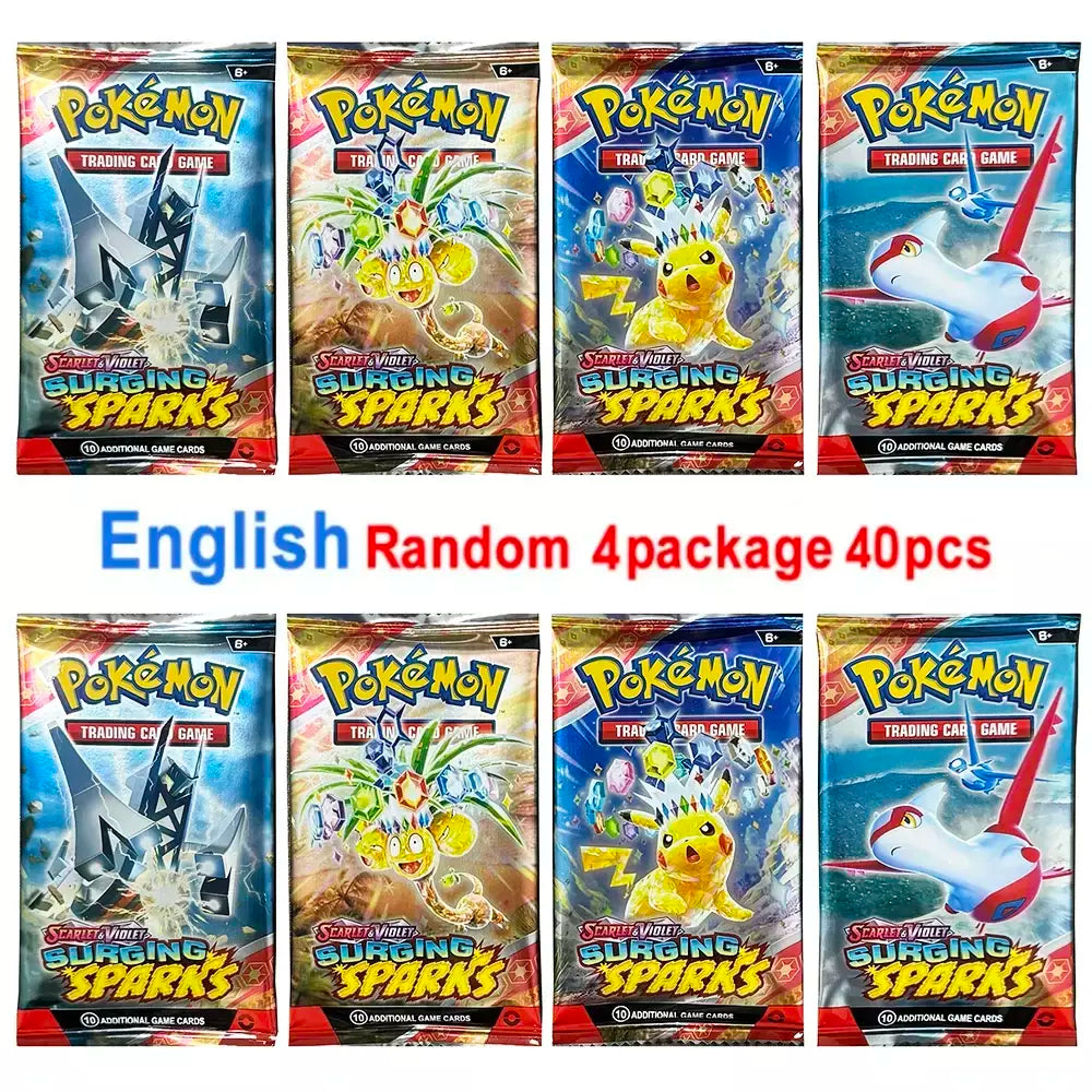 4 pacote de cartas pokémon 151 equipe up sun & moon trovão inglês jogo de cartas de negociação evoluções impulsionador colecionável crianças brinquedos presentes