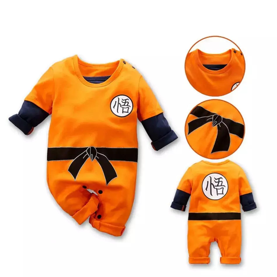 Bebê menina menino traje anime roupas recém-nascidos macacão infantil luffy akatsuki vegeta cosplay macacão da criança traje de halloween 0-18m