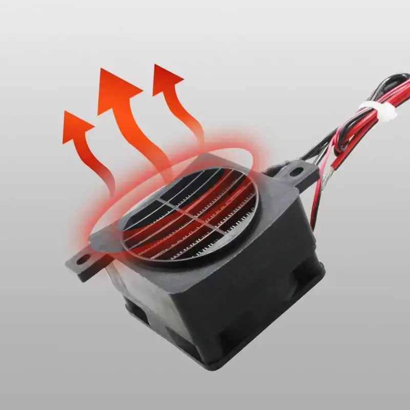 12v ~ 220v 70w ~ 400w aquecedor ptc cerâmica aquecedor de temperatura constante com ventilador ptc aquecedor elétrico incubação elemento de aquecimento de ar ptc