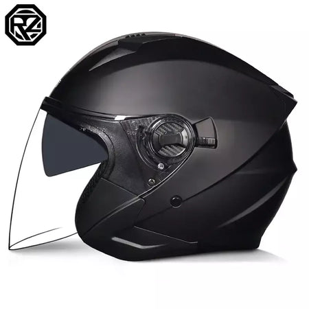 2025 mais recente capacete da motocicleta de alta qualidade metade cobrindo lente dupla cascos para motos masculino feminino casal capacetes de moto