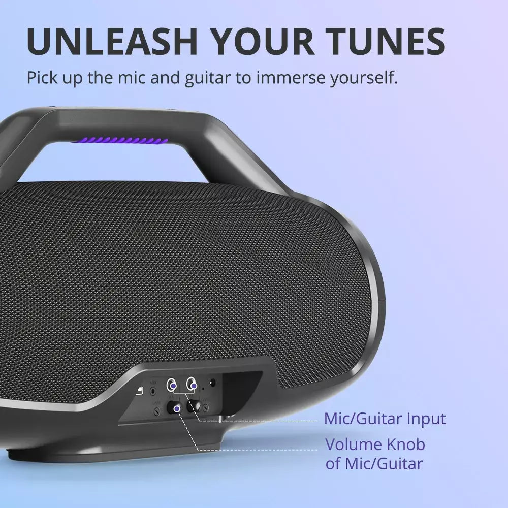[do Brasil] caixa de som bluetooth Tronsmart Bang Max Alto-falante 130W com 3 Way Sistema de Som, 30h playtime, Sync Up 100 + alto-falantes, Controle APP