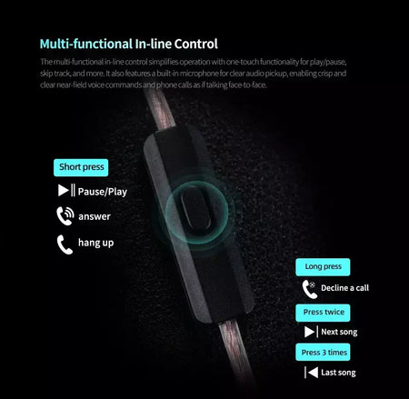 KZ Castor PRO Fone de ouvido intra-auricular HiFi Bass Dinâmico Fones de ouvido sintonizáveis de última geração Harman Target com fones de ouvido de graves aprimorados