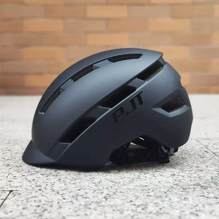 Pjt novo capacete de ciclismo em molde mountain road usb recarregável luz da cauda capacete da bicicleta esportes seguro chapéu mtb ciclismo capacete