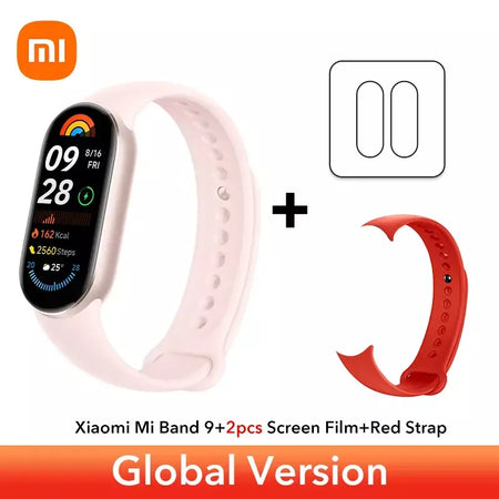 Versão global xiaomi banda inteligente 9 1.62 display amoled spo2 monitoramento 21 dias de vida útil da bateria mais de 150 modos esportivos smartband