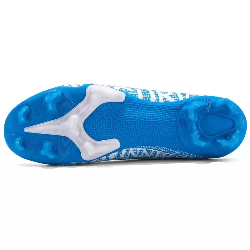 Botas de futebol de alta qualidade para crianças sapatos de tornozelo alto sapatos de futebol de grama sapatos de futebol de alta qualidade fg/tf