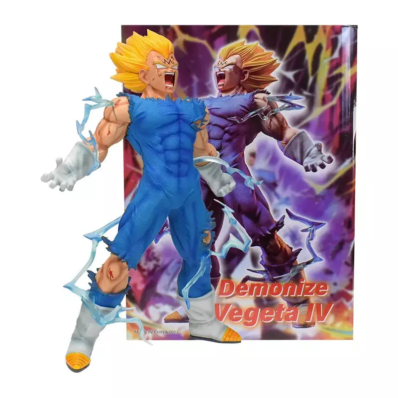 Anime dragon ball z majin vegeta figura brinquedos manga goku preto zamasu super saiyan estatuetas de ação pvc coleção modelo bonecas