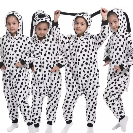 Miniso Cosplay Costumes para crianças, pijama animal, ponto, dinossauro, panda, unicórnio, kigurumi, halloween, meninos, meninas, crianças
