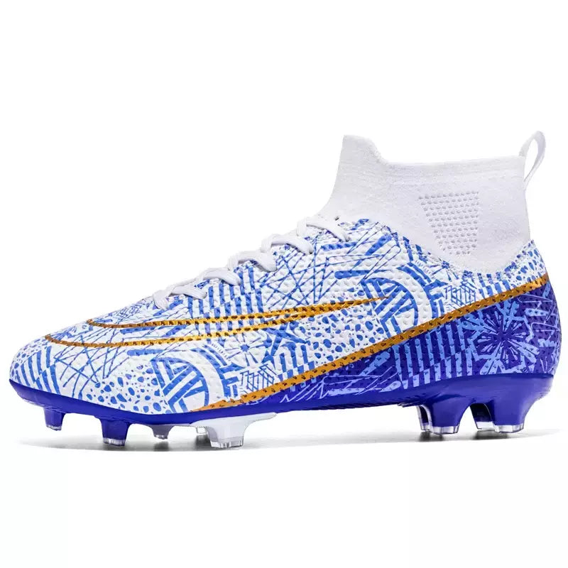 Sapatos de futebol masculinos macios tf/fg botas de futebol respirável antiderrapante tênis de treinamento de grama chuteiras ao ar livre calçados esportivos de alta qualidade