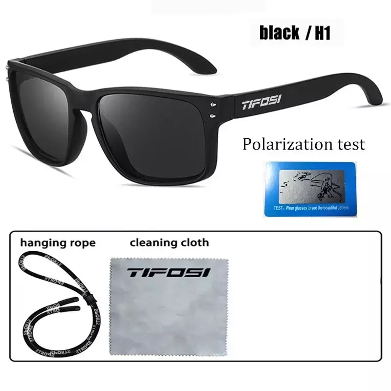 Tifosi-HD óculos polarizados com filme real, ao ar livre, lazer, caminhadas, viagens, golfe, pesca, condução, festa, colorido, UV400